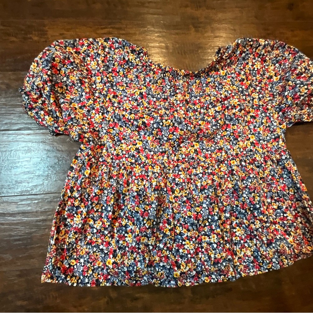 Old Navy Floral Blouse - Multicolor